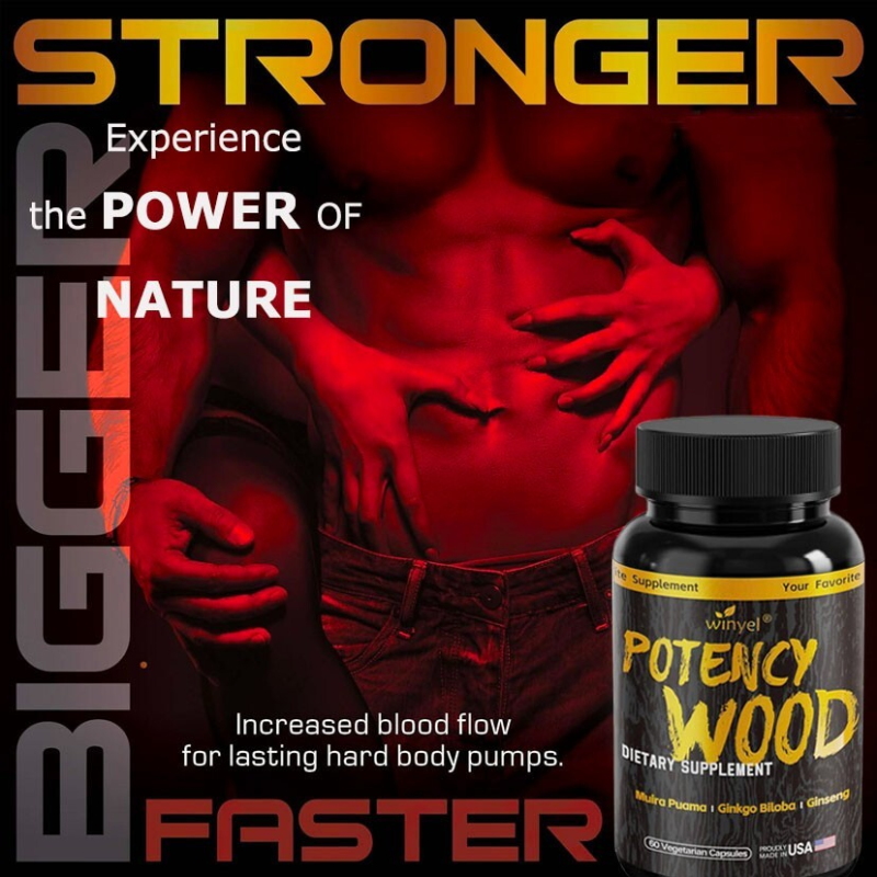 【1pack】Potency Wood Ginseng Ashwagandha GingkoTribulus,Herbal Supplements 60 Capsules,Adaptogen Energy Stamina lmmune AntioxidantsGut Health