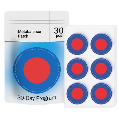 Metabalance Patch 30 Day Supply – Natural Metabolism Support Patch for Weight Management & Energy Boost, Thermogenic Adhesive Patch for Men & Women, 30 Patches