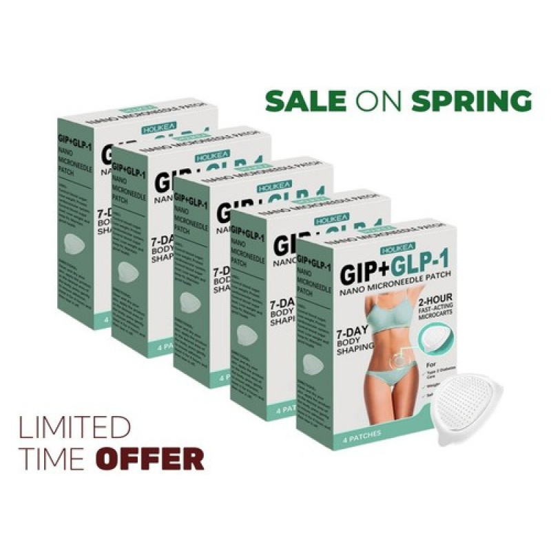 3X Nano Micro-needle Patch| GIP-GLP-1 Satiety Support Patch (4pcs)| Unisex Invisible Transdermal Patch for Daily Use