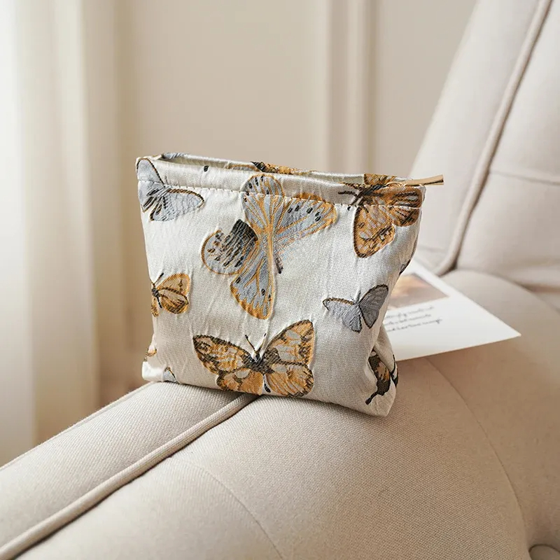 Colorful Butterfly Makeup Bag - Large Capacity Travel Toiletry