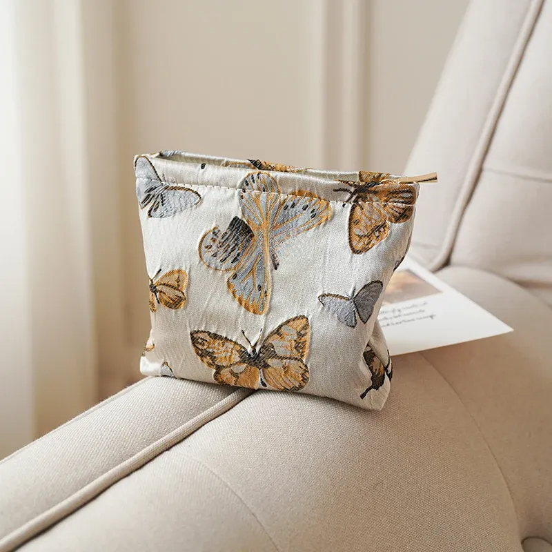 Colorful Butterfly Makeup Bag - Large Capacity Travel Toiletry