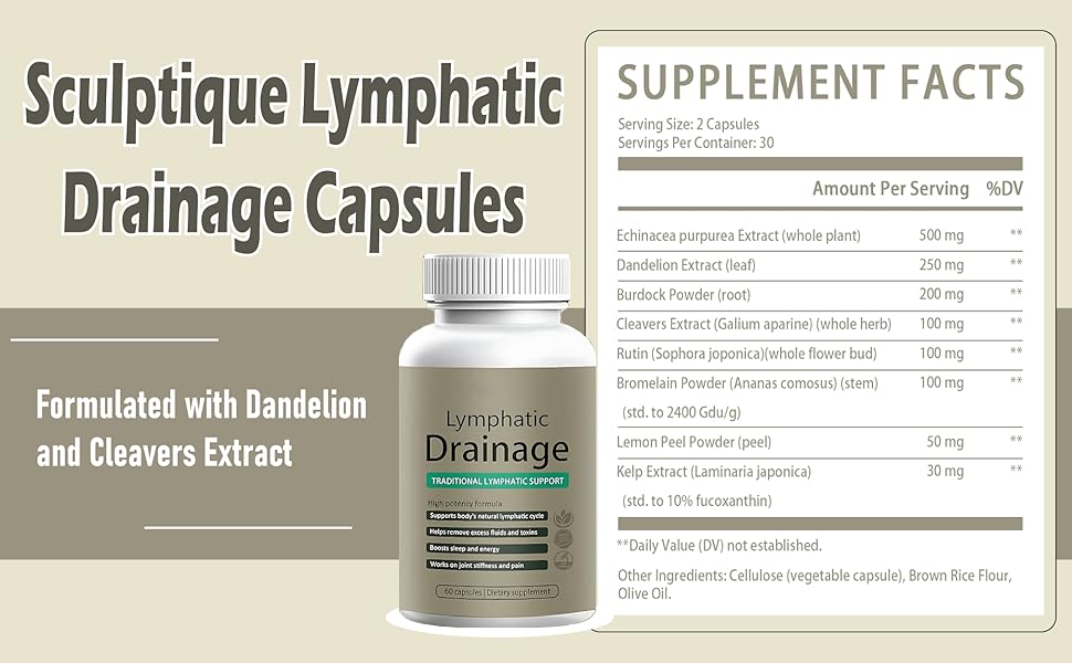 Sculptique Lymphatic Drainage Capsules