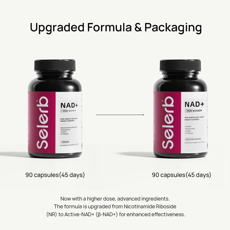 Selerb NAD+ For Women – 8-in-1 Liposomal Formula for Skin & Cellular Health