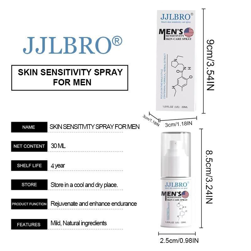 JJLBRO MEN'S SENSITIVITY SKIN CARE SPRAY 30ML-Men's Best Delay Spray for Long Last |   Delay Sprayer for Man Heavy Duty