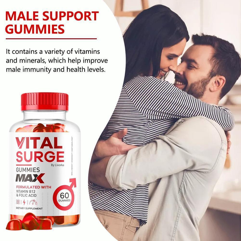 Vital Surge Male Gummies Maximum Strength Vital Surge Advanced Formula