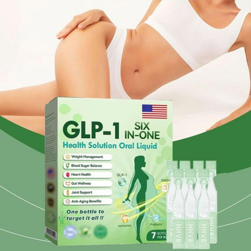 Transform Your Wellness!GLP - 1 Six - in - One Oral Liquid - All - in - One Health Solution.5 Boxes (5*7PCS)