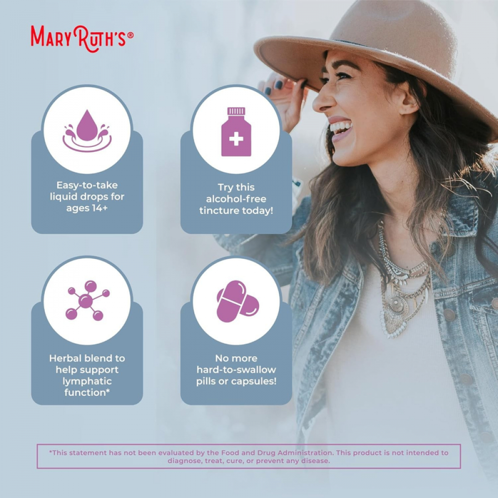 MaryRuth's Lymphatic Support Drops-Immune Support,Cleanse & Detox,Immune Support