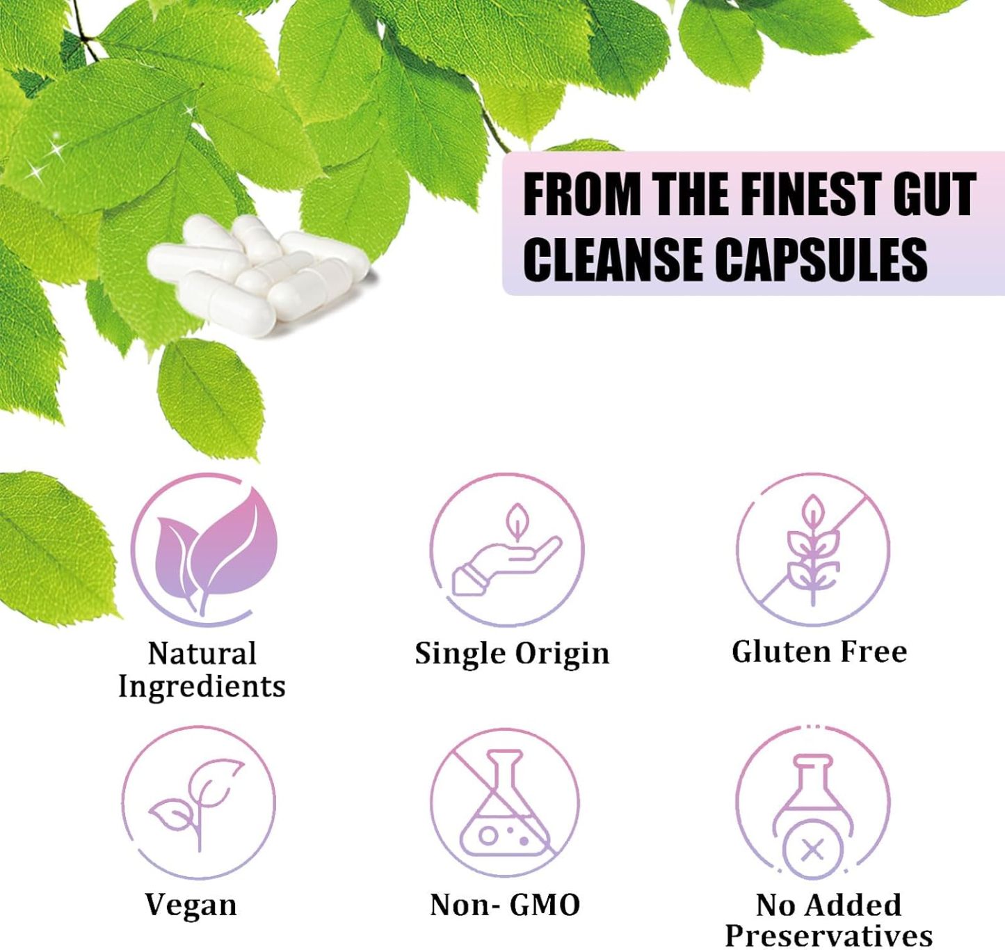 FREERANGE ParaPurge - Gut Health Supplement for Digestive Support & Cleanse, Natural Herbal Detox Formula, 60 Capsules