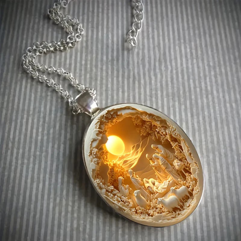 Christmas Nativity Pendant