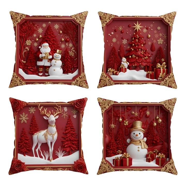  🎁Christmas Sale 45% OFF🎅-Christmas Themed Cushion Cover