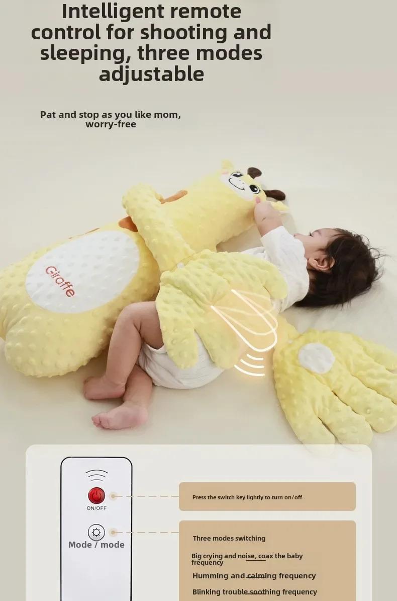 Baby Sleeping Patting Doll with Soothing Palm Remote Control Electric Baby Hand Pillow Soothing Palm Patting for Toddler Gift