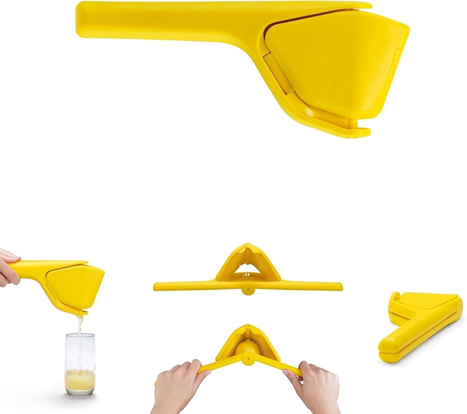 Lemon Juicer Squeezer | Manual Lemon Squeezer | Lemon Juicer | Sideways Handheld