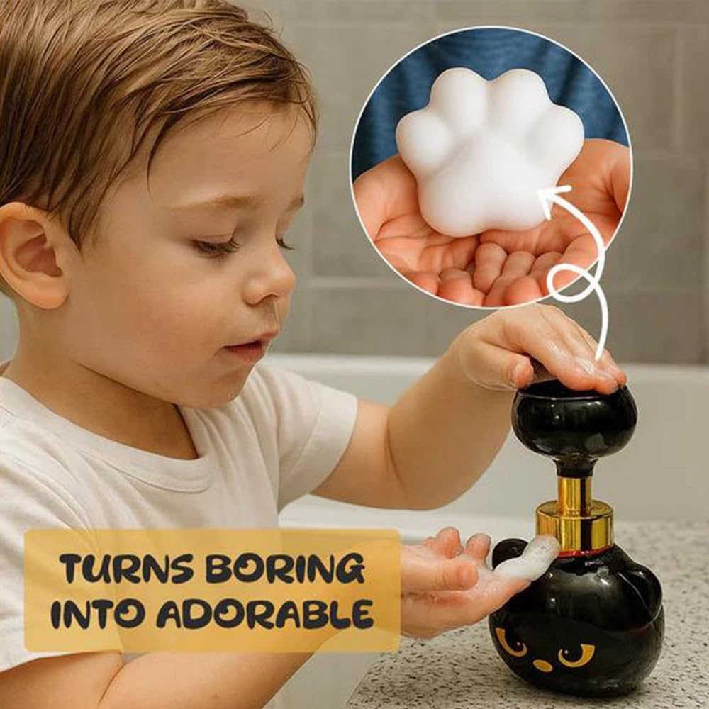 Cute Cat Paw Foam Soap Dispenser