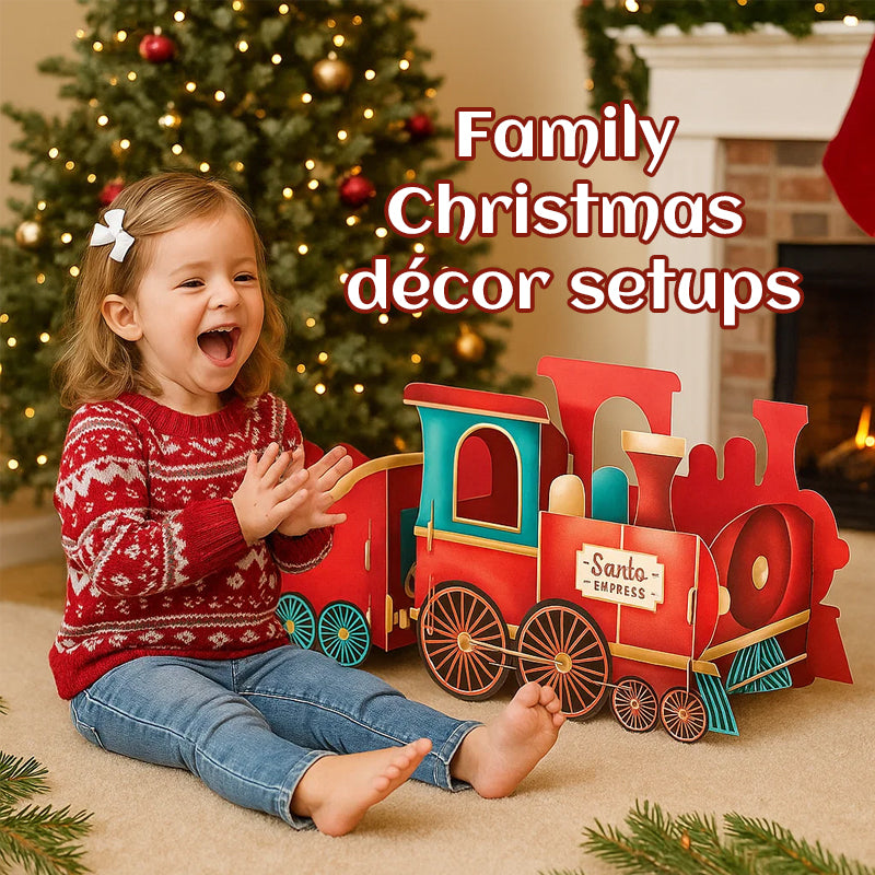 Christmas Gift Train Decoration