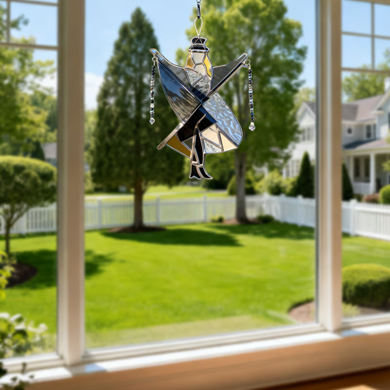 🔥LAST DAY 45% OFF -💃🤘 Handmade Stained Glass Spinner