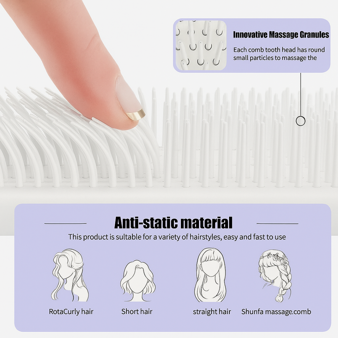 Self-Cleaning Comb
