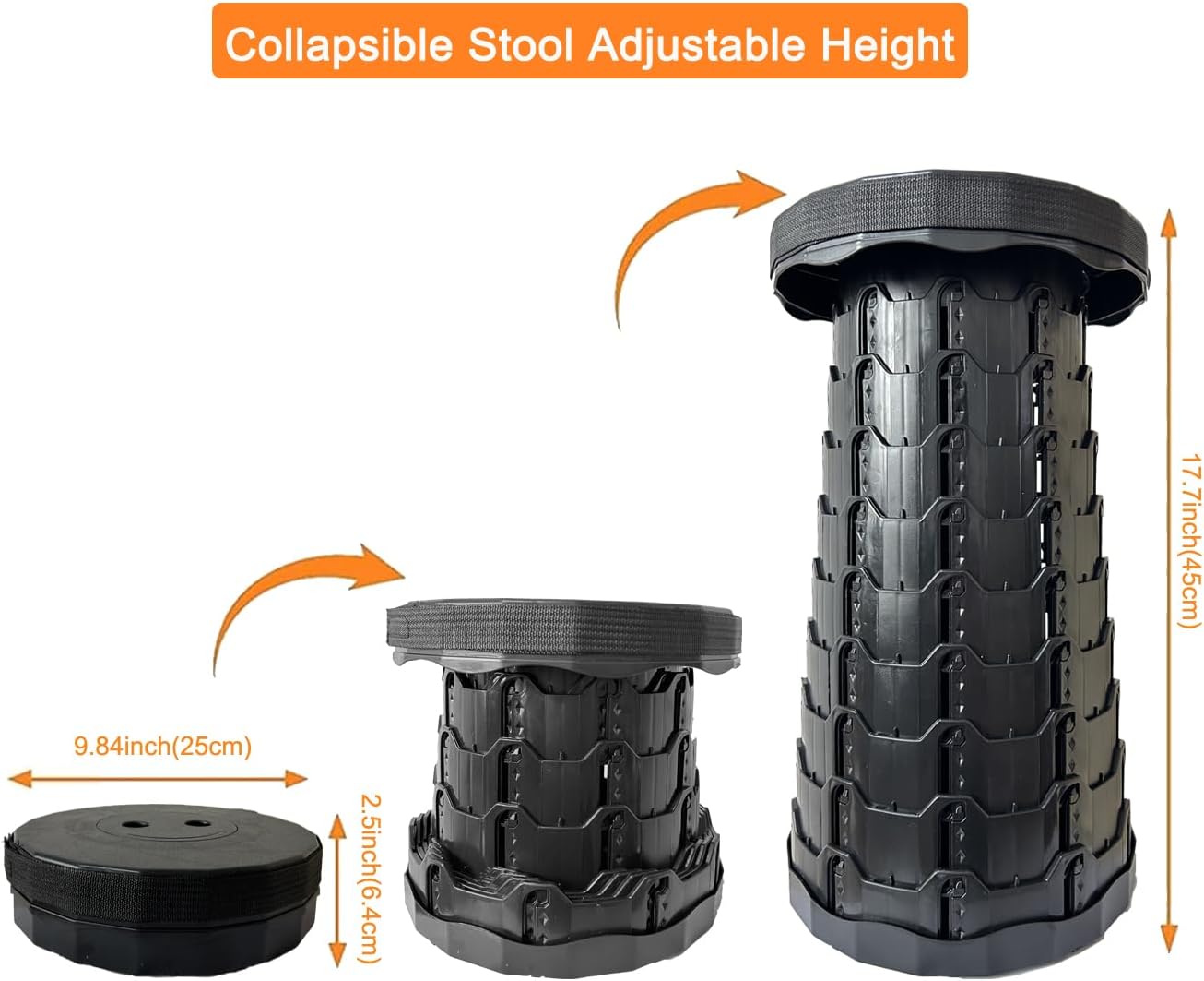 2025 upgraded telescopic stool
