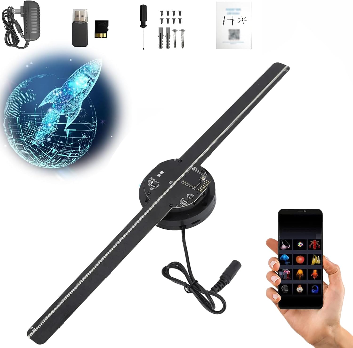 3d Fan Hologram Projector,fantasy Holograms,led Hologram Christmas Tree,hologram Christmas Tree