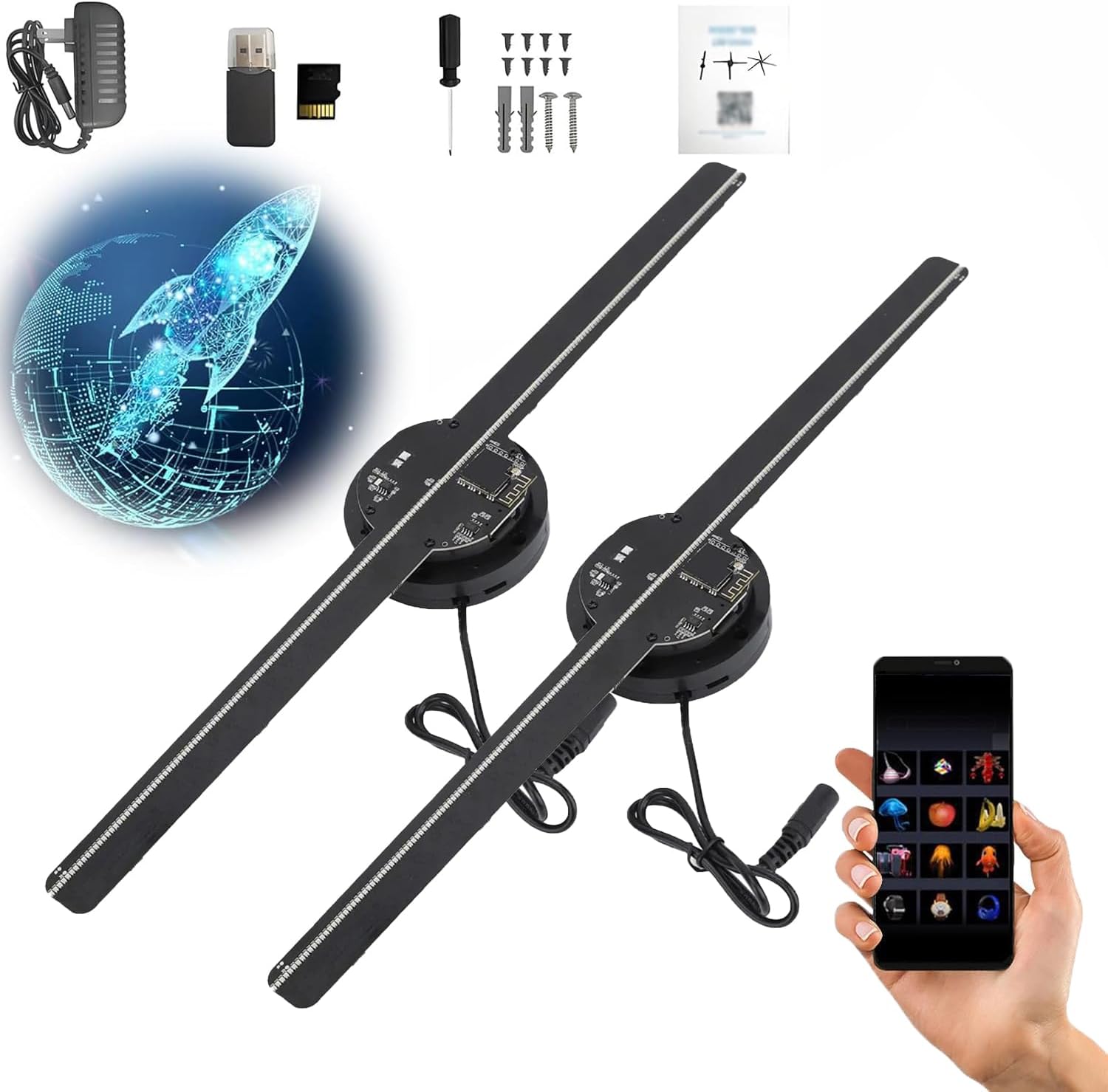 3d Fan Hologram Projector,fantasy Holograms,led Hologram Christmas Tree,hologram Christmas Tree