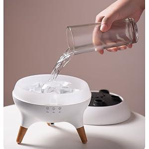 Dynamic Censer Humidifier & Jellyfish Essential Oil Diffuse - 7 Color-Changing Lights ,Remote Control ,4H/8H Timer Setting, Auto Shut-Off 250mL