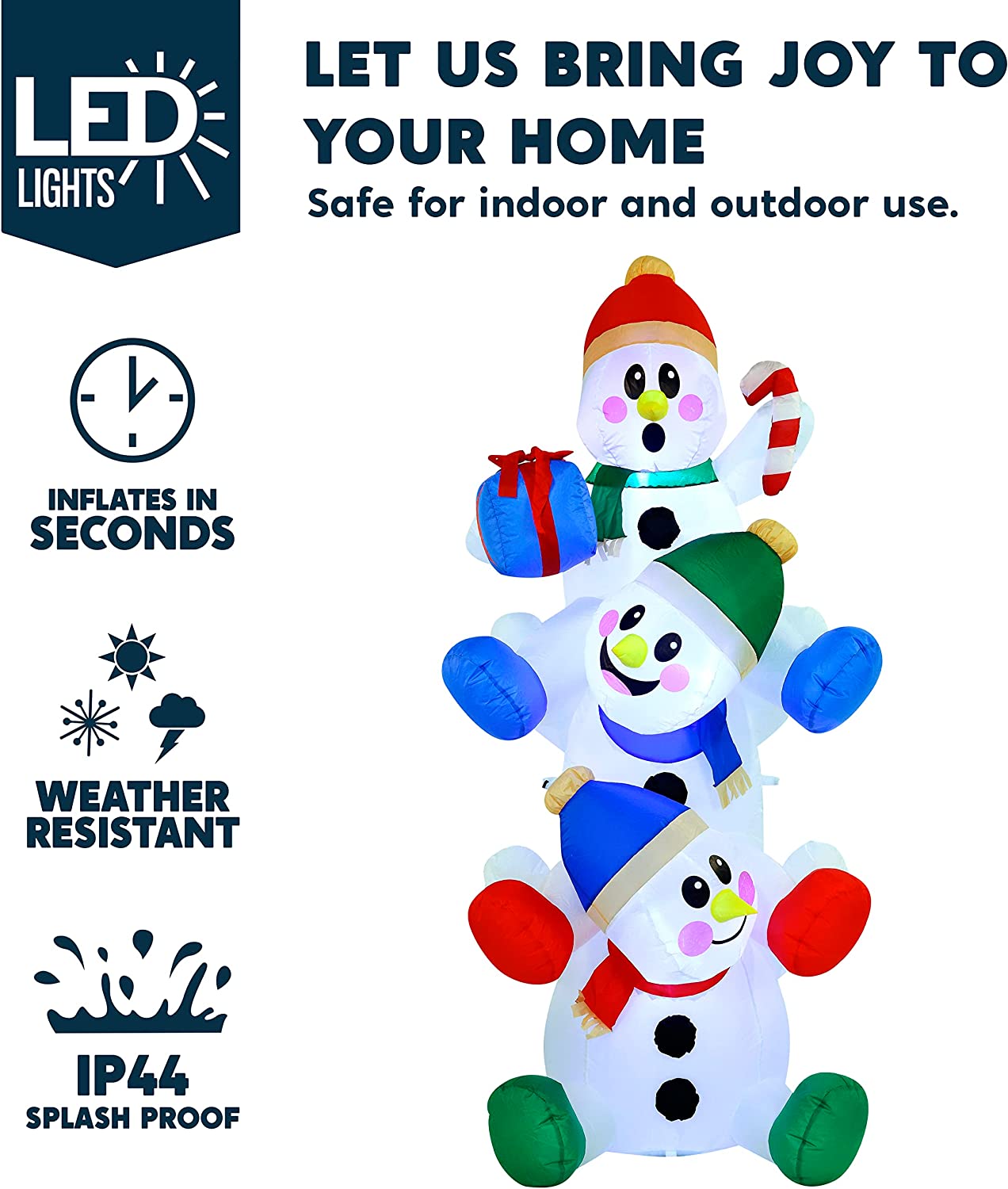 Large Snowman Inflatable (6 ft)