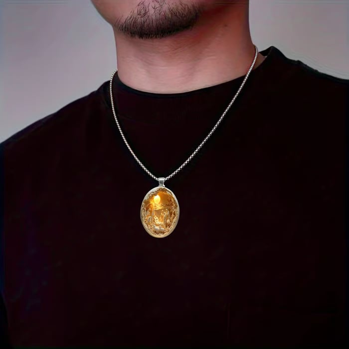 Christmas Nativity Pendant