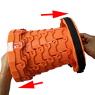 Portable Collapsible Stool, Folding Retractable Telescoping Foldable Camping Stool