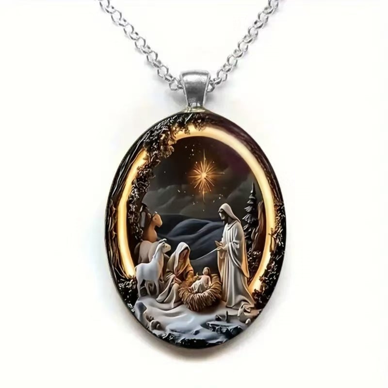 Christmas Nativity Pendant