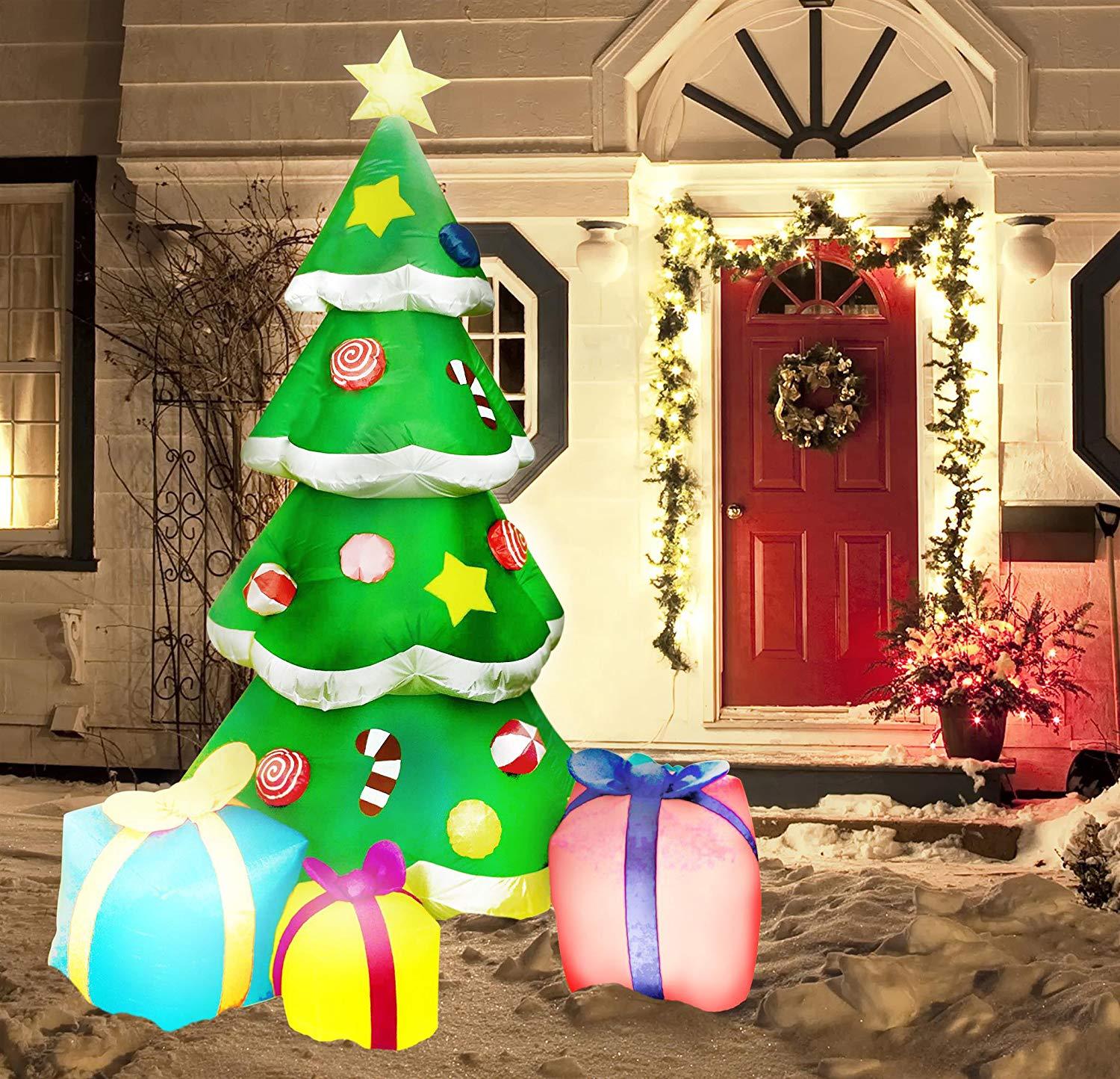 Large Christmas Tree with Presents Inflatable (7 ft)