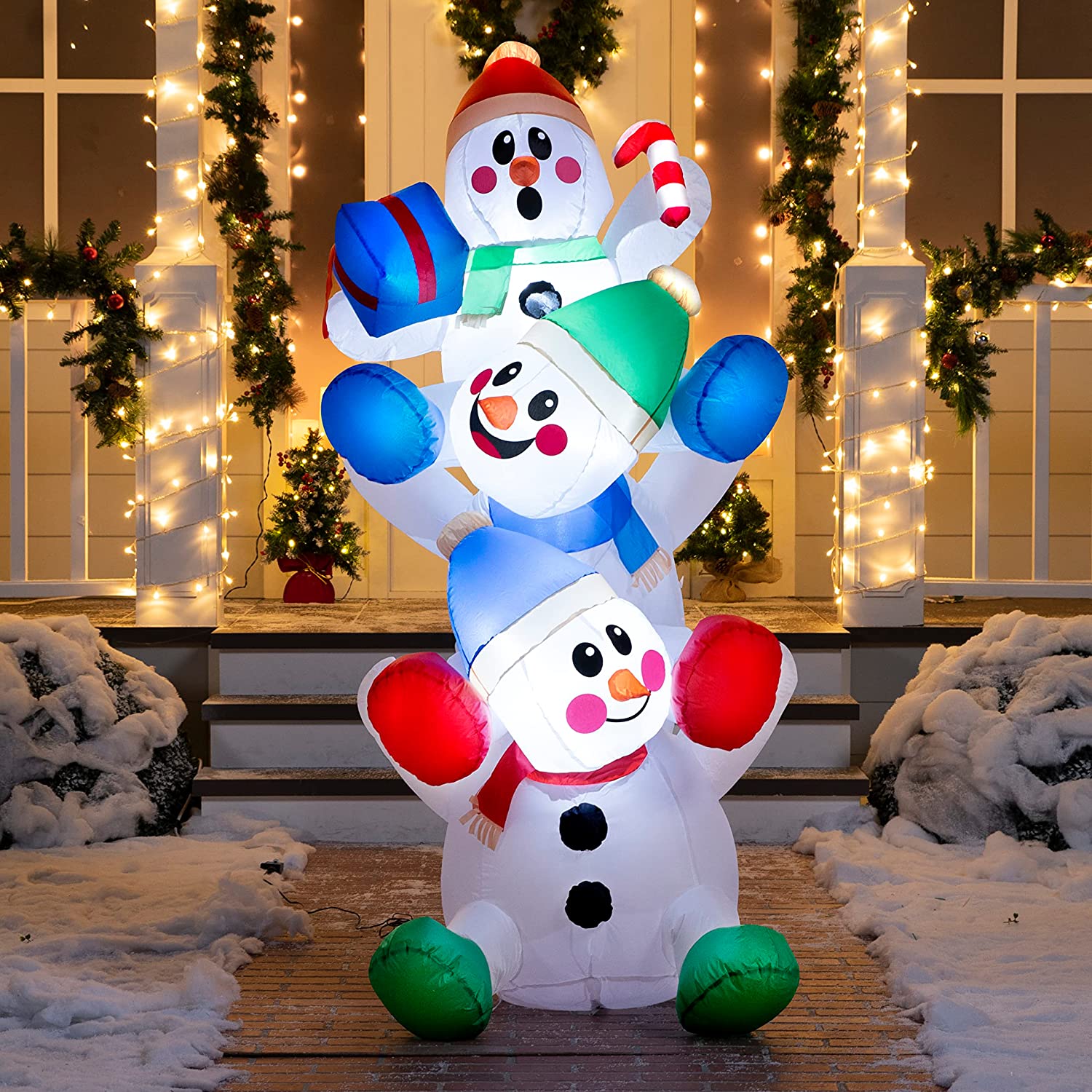 Large Snowman Inflatable (6 ft)