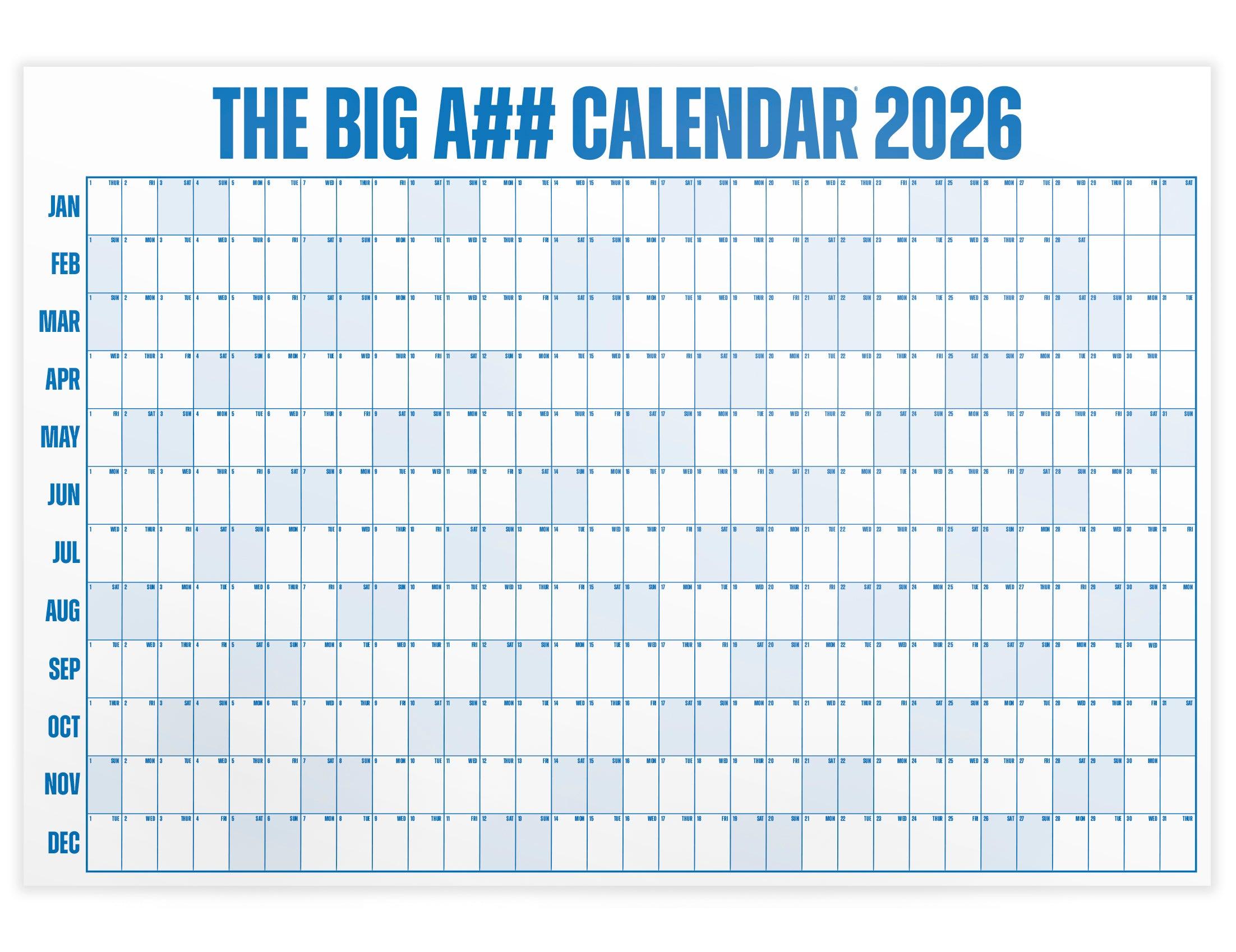 The Big A## Calendar