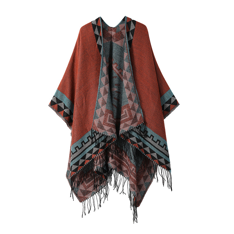 Triangle Fringe Shawl