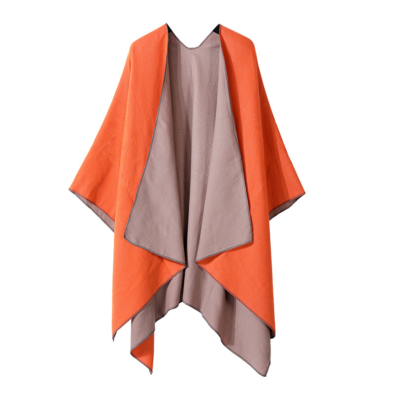 Reversible Solid Color Shawl