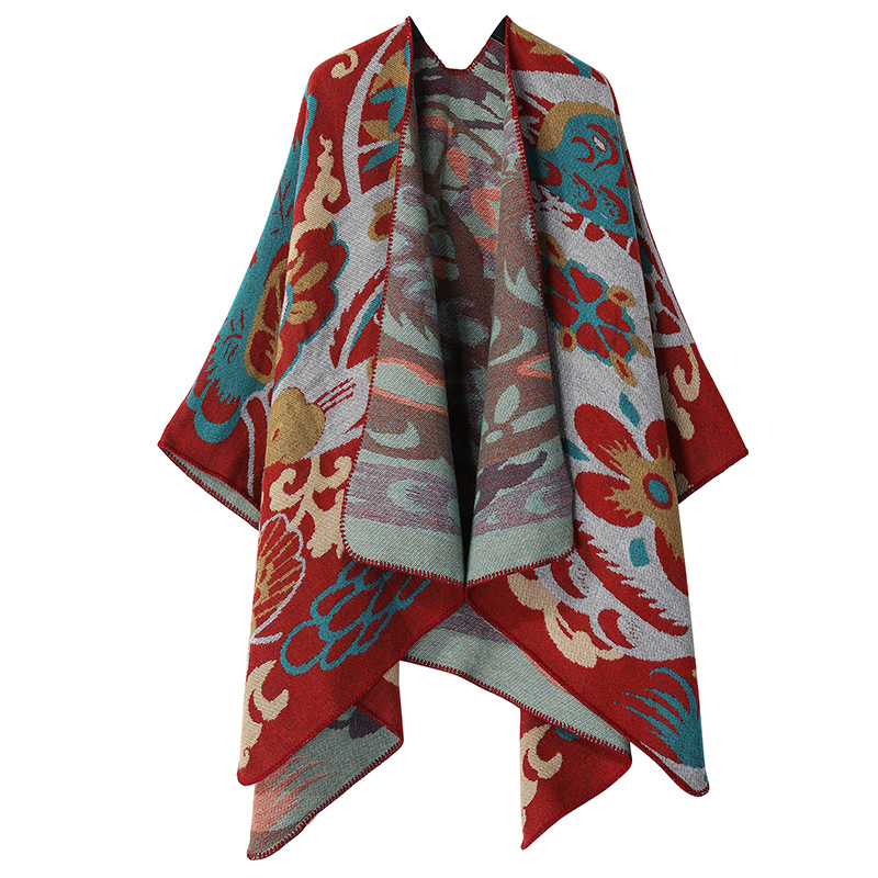 Rabbit Pattern Thickened Shawl