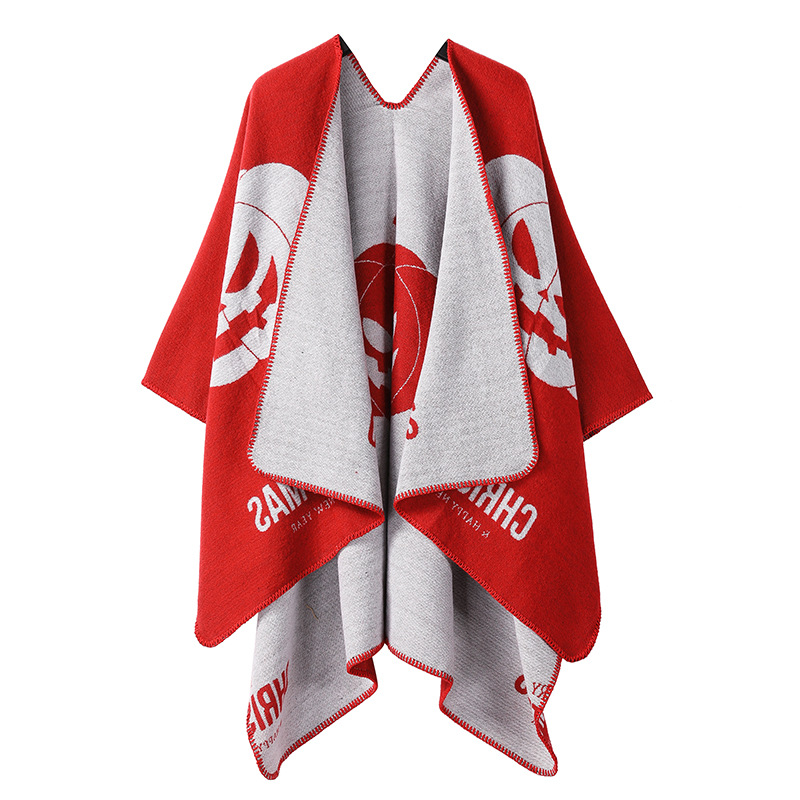 Halloween Pumpkin Head Shawl