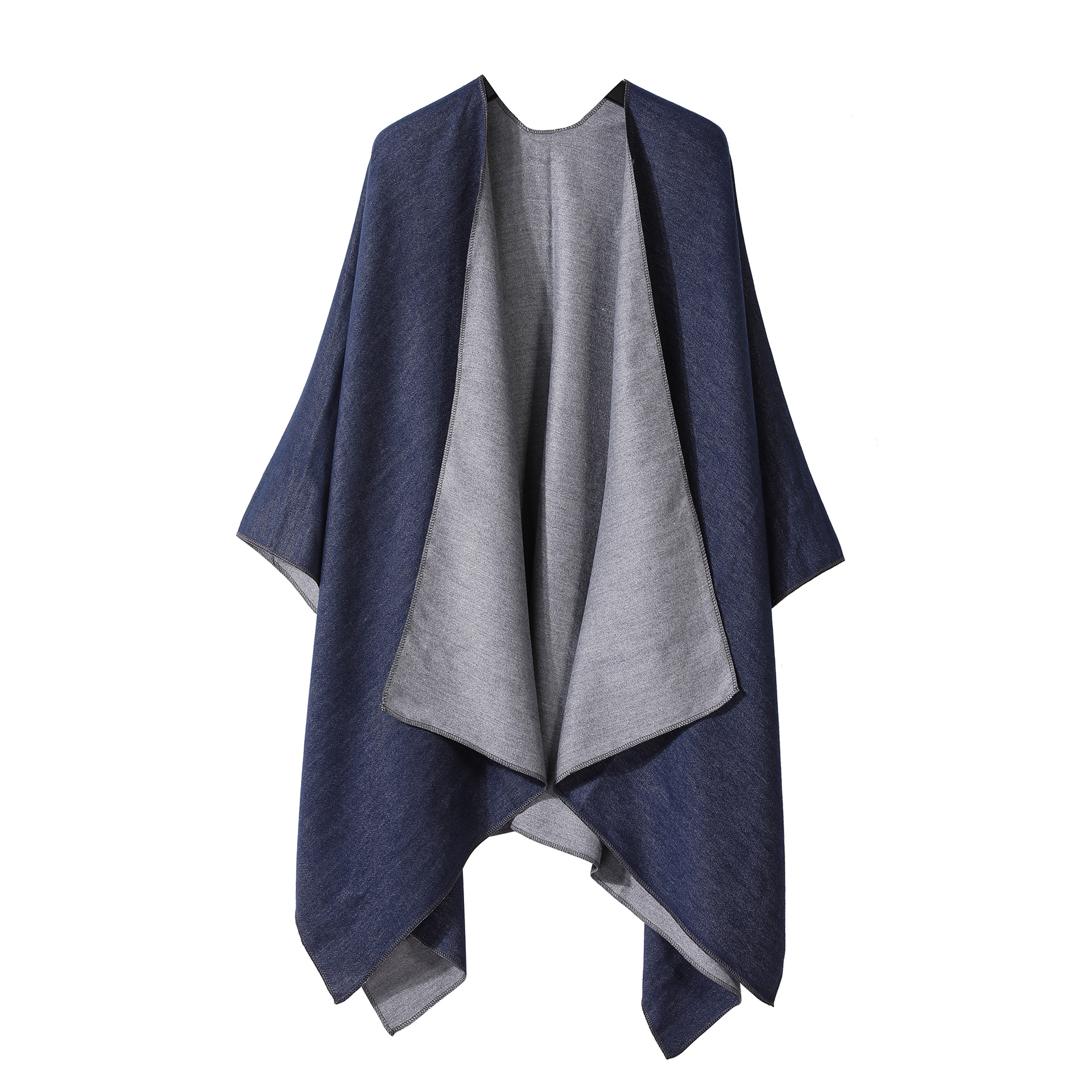 Reversible Solid Color Shawl
