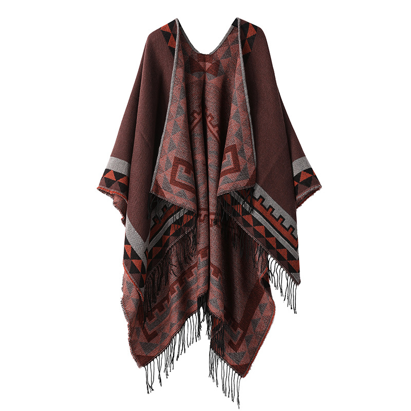 Triangle Fringe Shawl