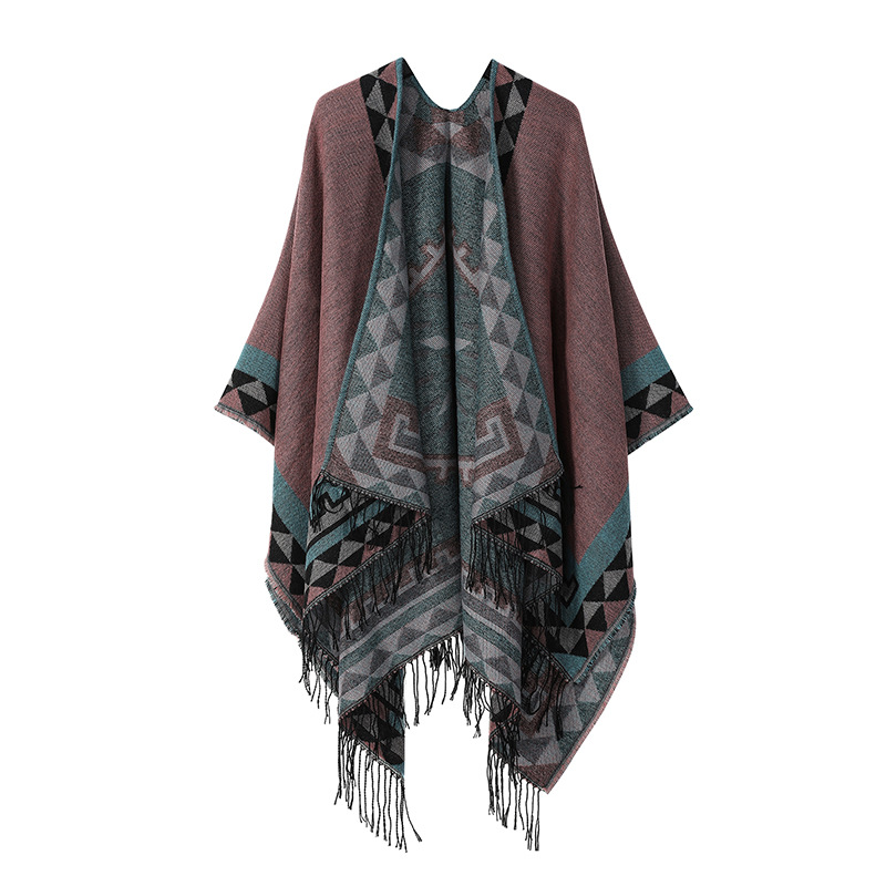 Triangle Fringe Shawl