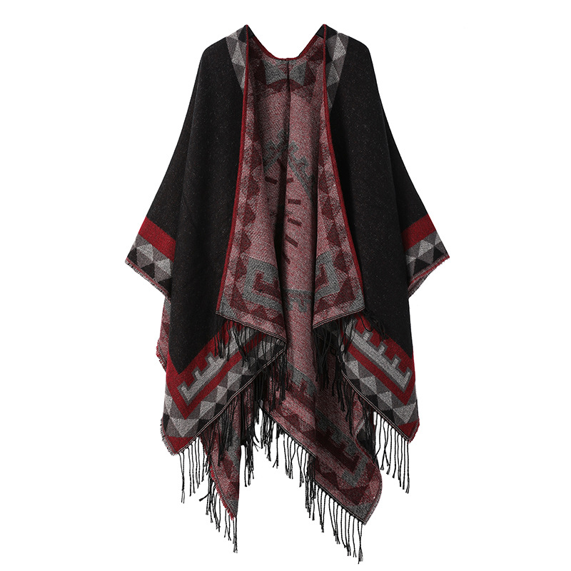 Triangle Fringe Shawl