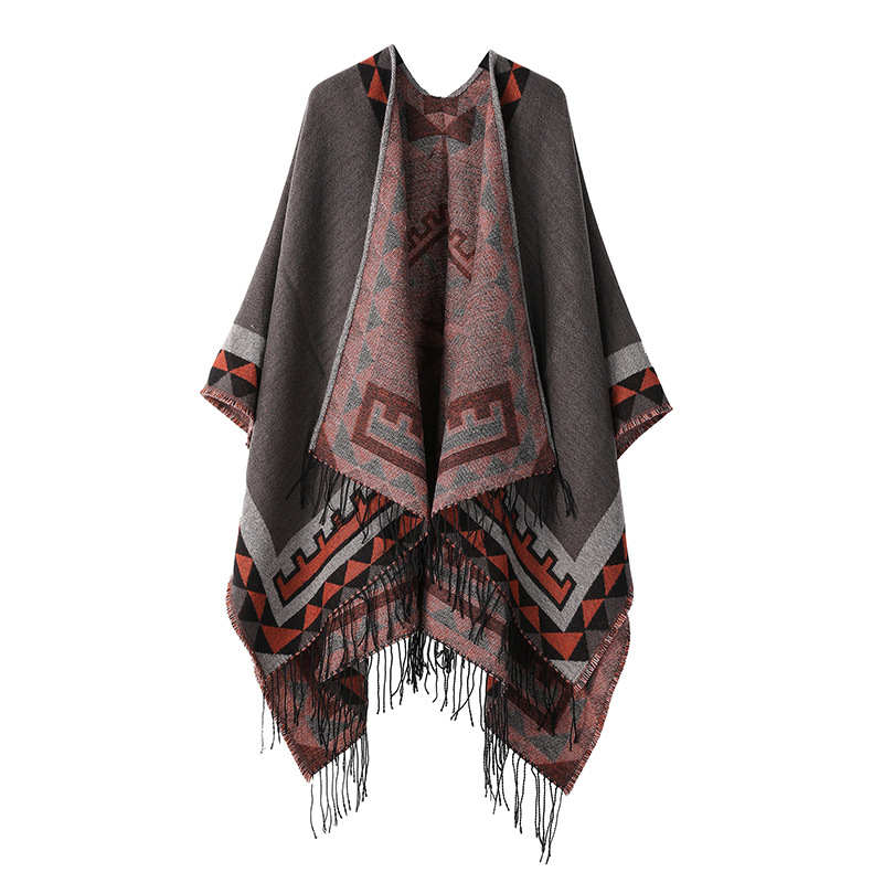 Triangle Fringe Shawl