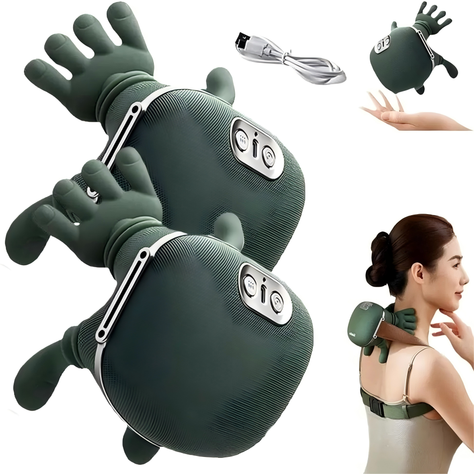 🔥LAST DAY 49% OFF -Neck and Shoulder Pro Hands, Massage Hand Massager with Fingers, Shoulder and Neck Massager Electric Cervical for Neck, Lower Abdominal, Shiatsu Back