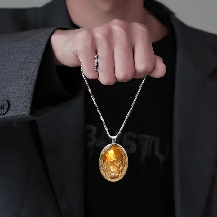 Christmas Nativity Pendant