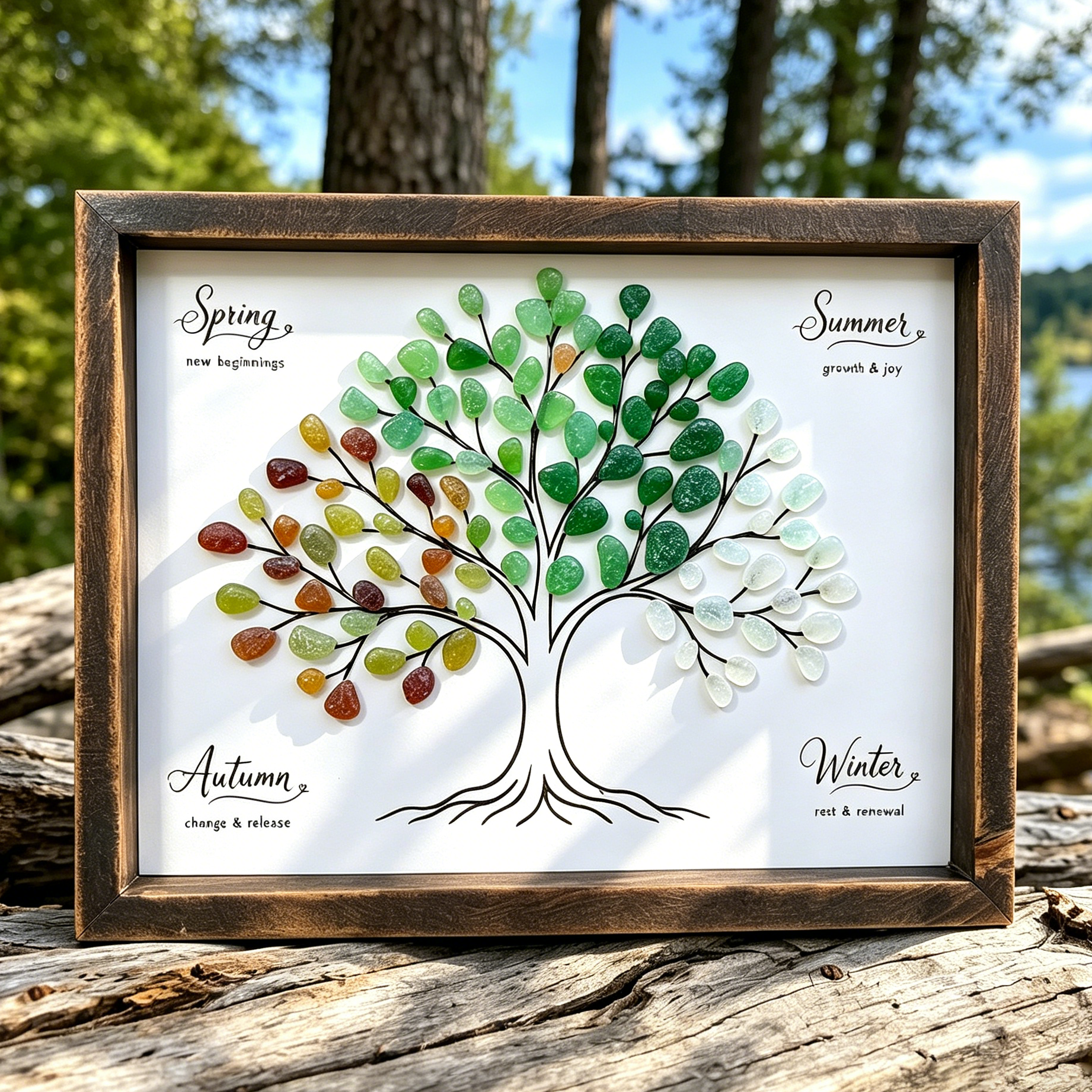Sea Glass Tree of Life