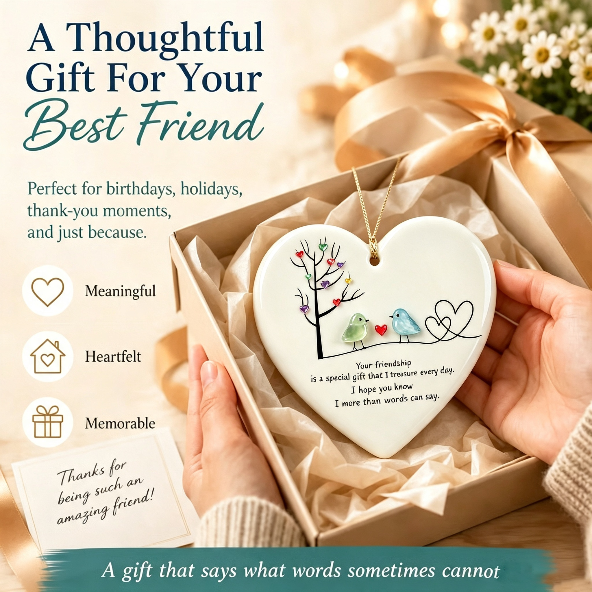 ❤️ Friendship Keepsake Gift for Best Friend