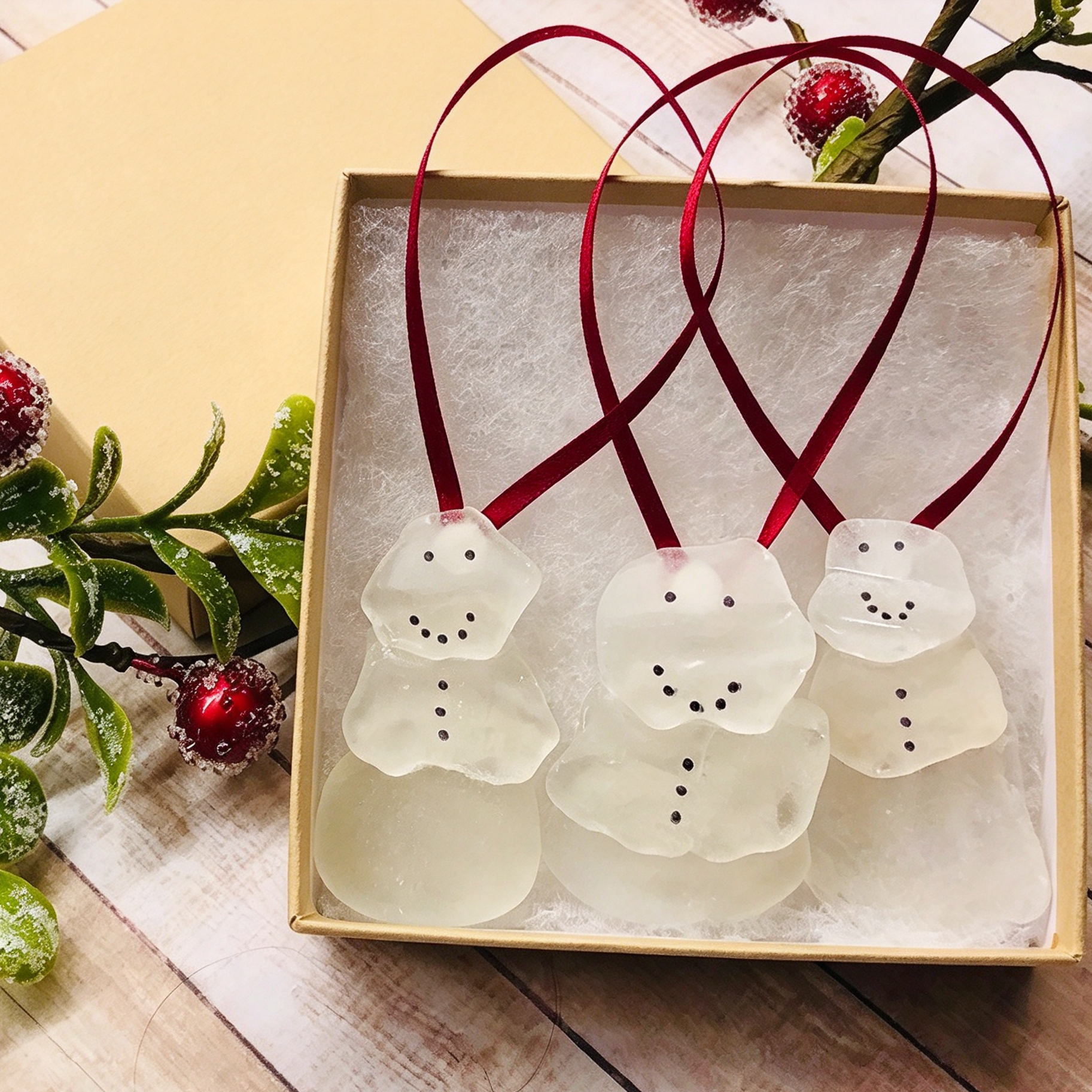 🎄 Sea Glass Holiday Keepsake Ornament