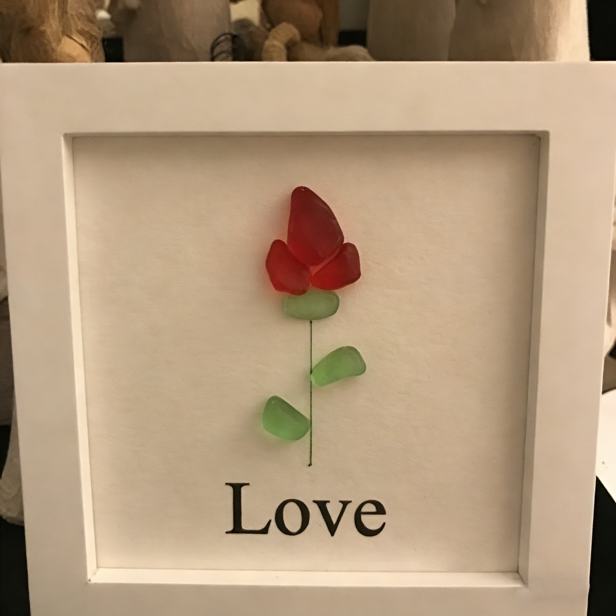 The Eternal Sea Glass Rose