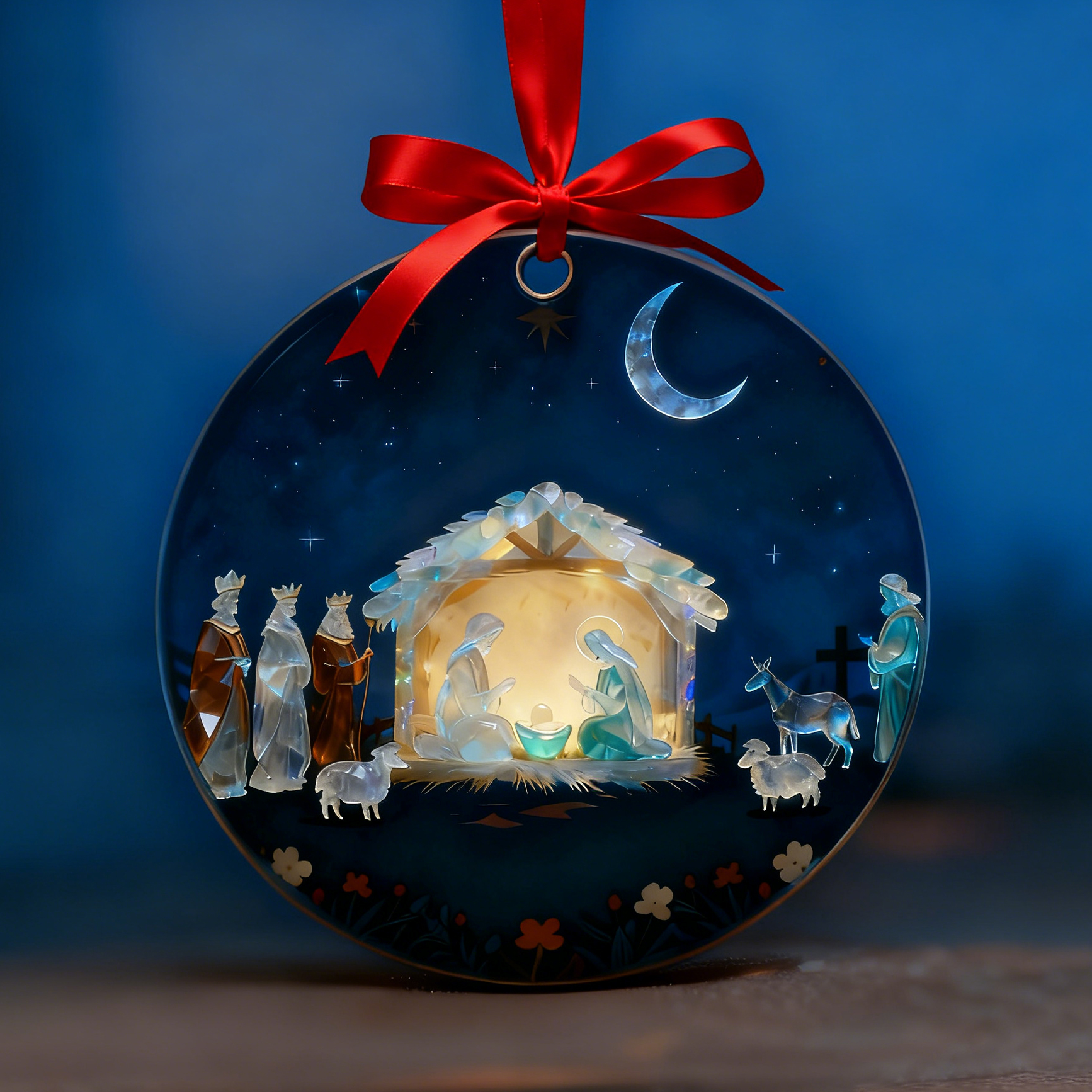 Nativity Scene Ornament 