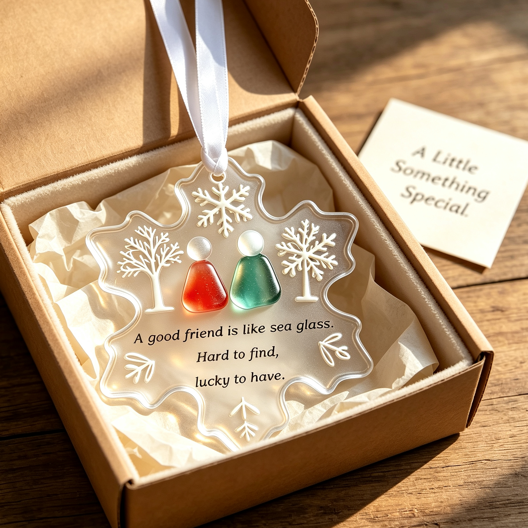 Sea Glass Snowflake Gift