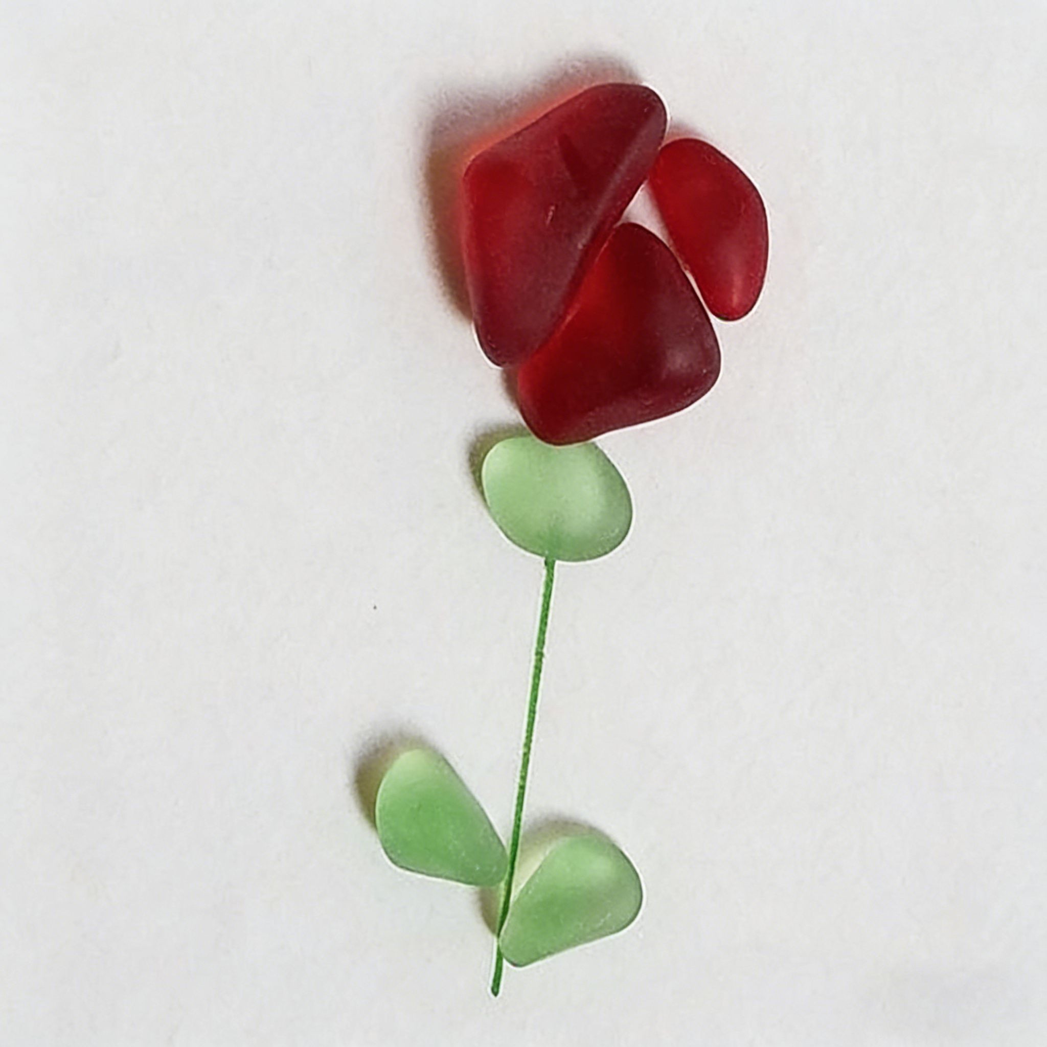 The Eternal Sea Glass Rose