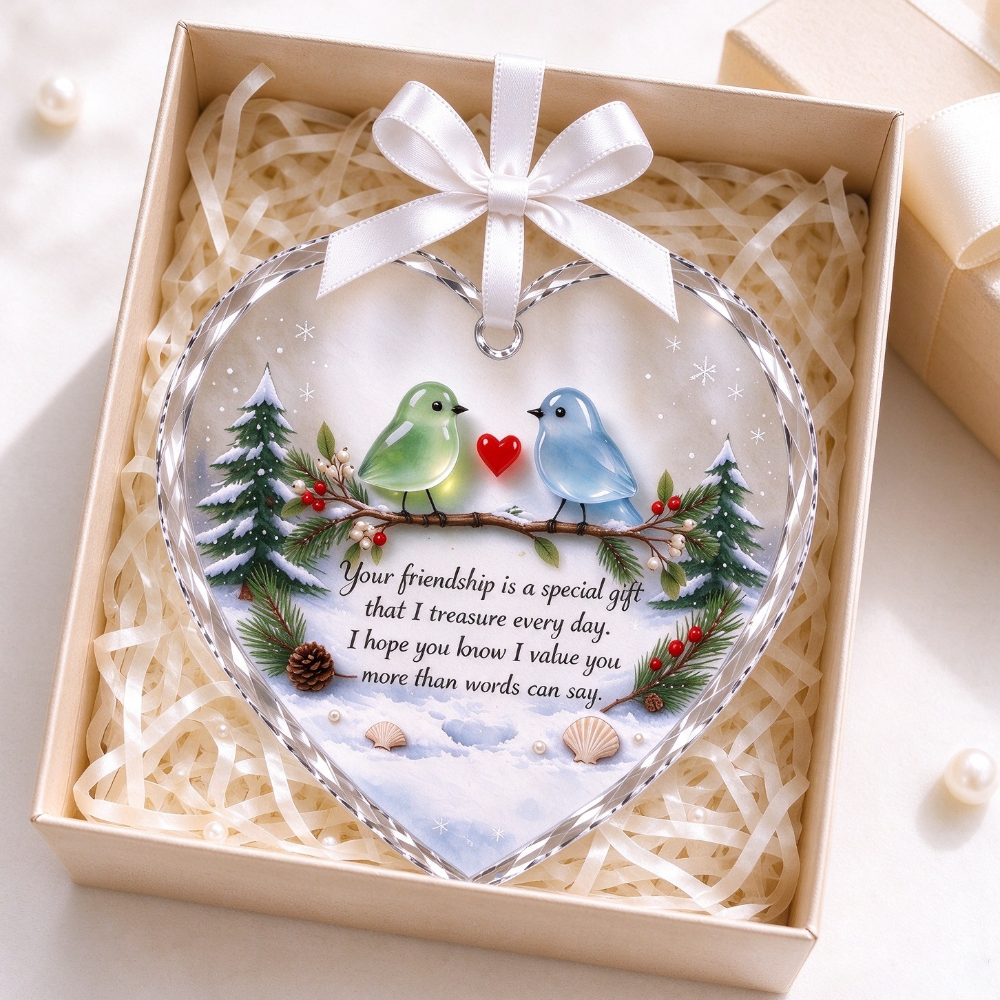 To My Best Friend  Sea Glass Keepsake Gift 